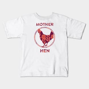 Floral mother hen - Funny Mother's Day Kids T-Shirt